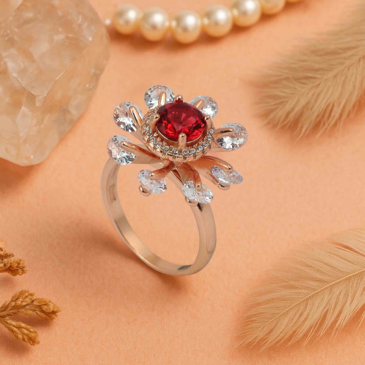 Aryna Classic Bezel Sterling Silver Ring