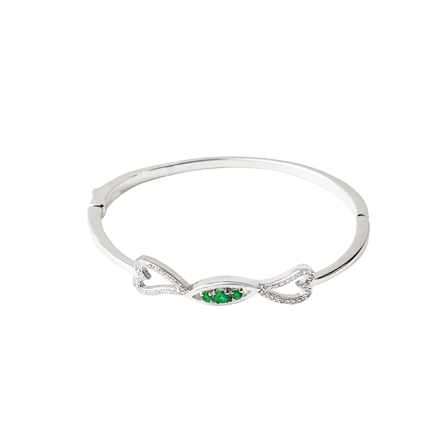 Eternal Heart Sterling Silver Bracelet