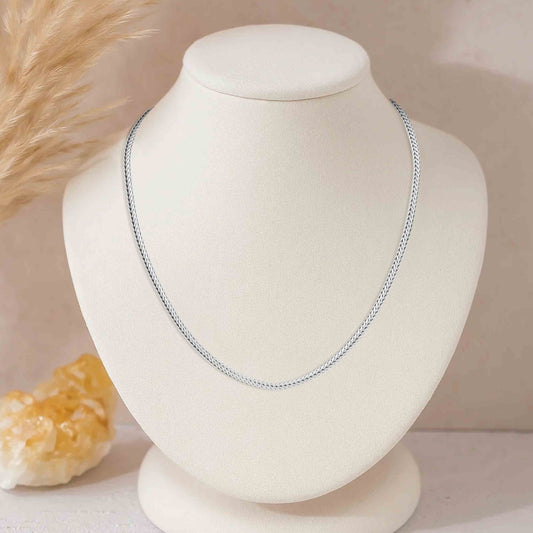 Aryna Men Foxtail Silver Chain