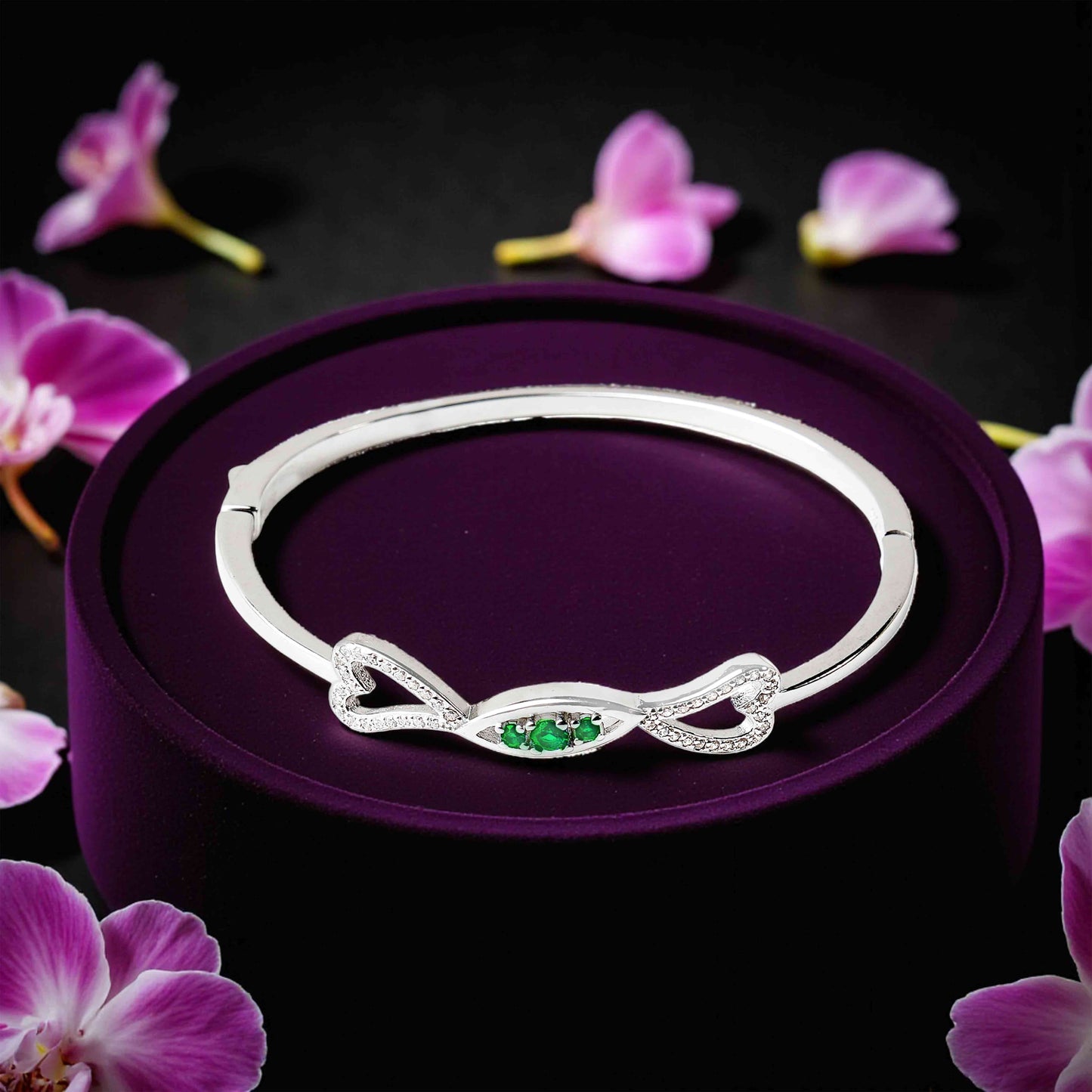 Eternal Heart Sterling Silver Bracelet