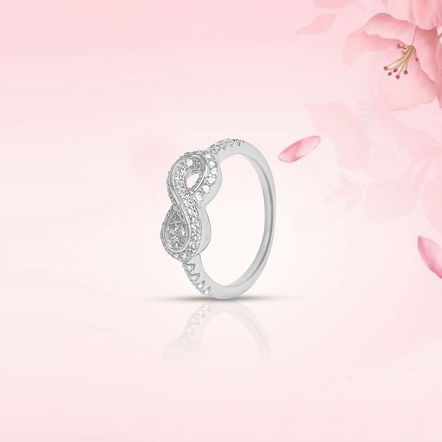 Infinite Sparkle Silver Ring
