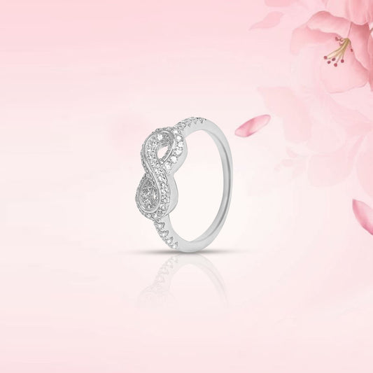 Infinite Sparkle Silver Ring