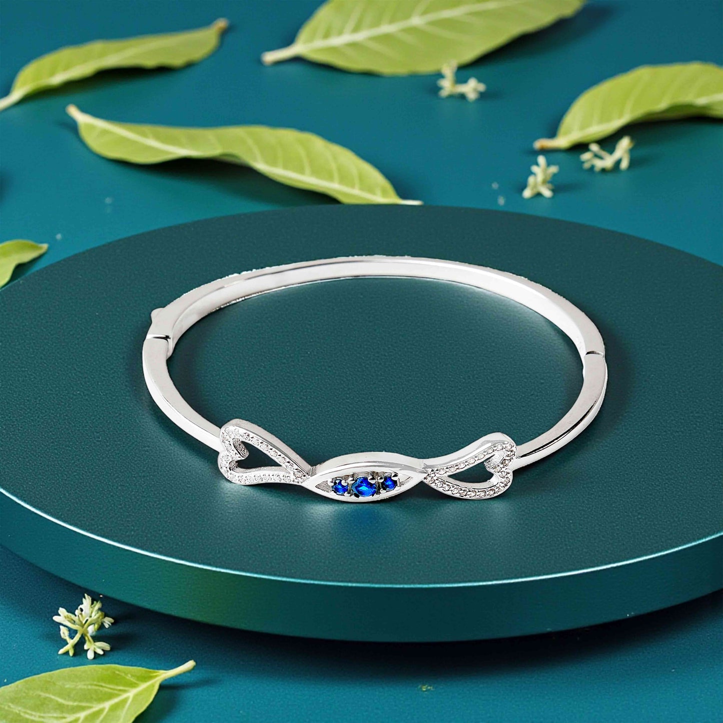 Eternal Heart Sterling Silver Bracelet