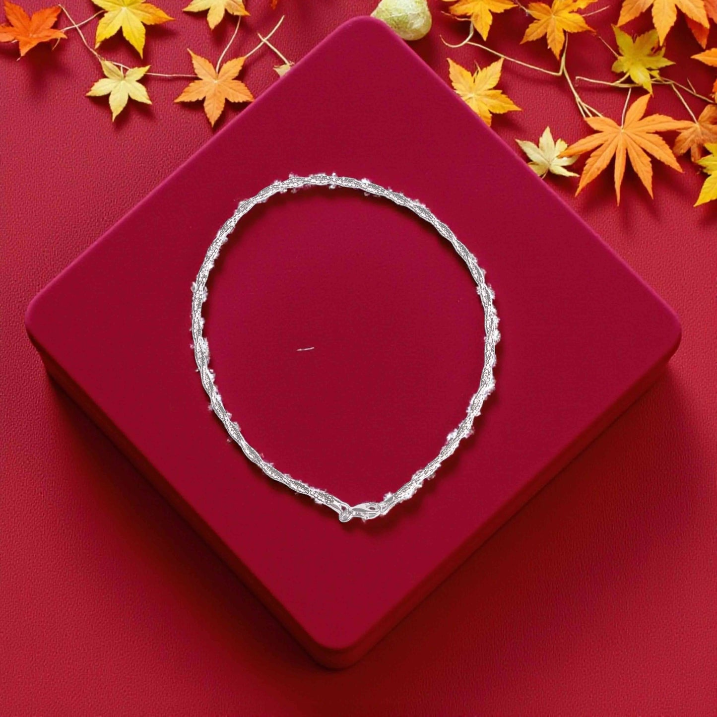 Sterling Rope Silver Payal
