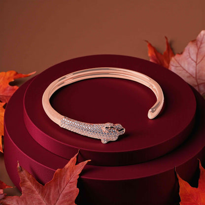 Rose Gold Panther Bracelet