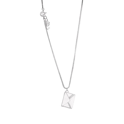 Secret Sleek Silver Chain Pendant