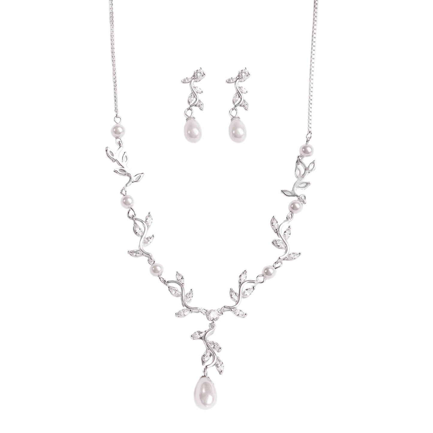 The Pearl Vine Silver Set