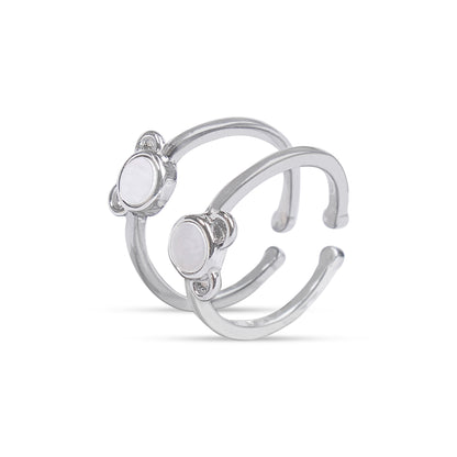 Whimsical Teddy Bear Sterling Silver Toe Rings