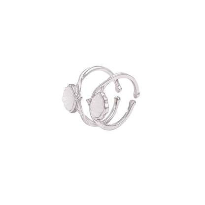 Rose Sterling Silver Toe Rings
