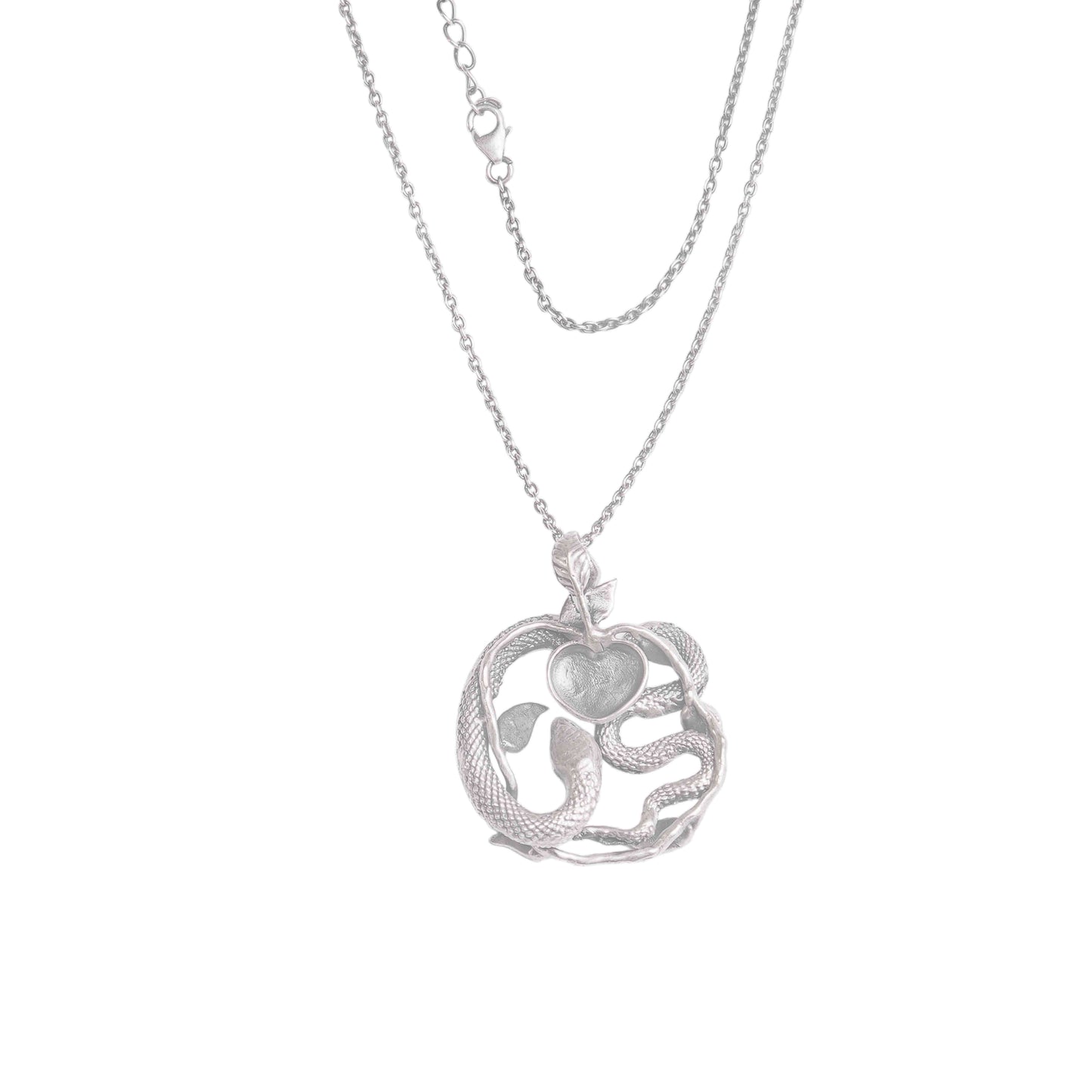 Fluttering Grace Butterfly Silver Chain Pendant