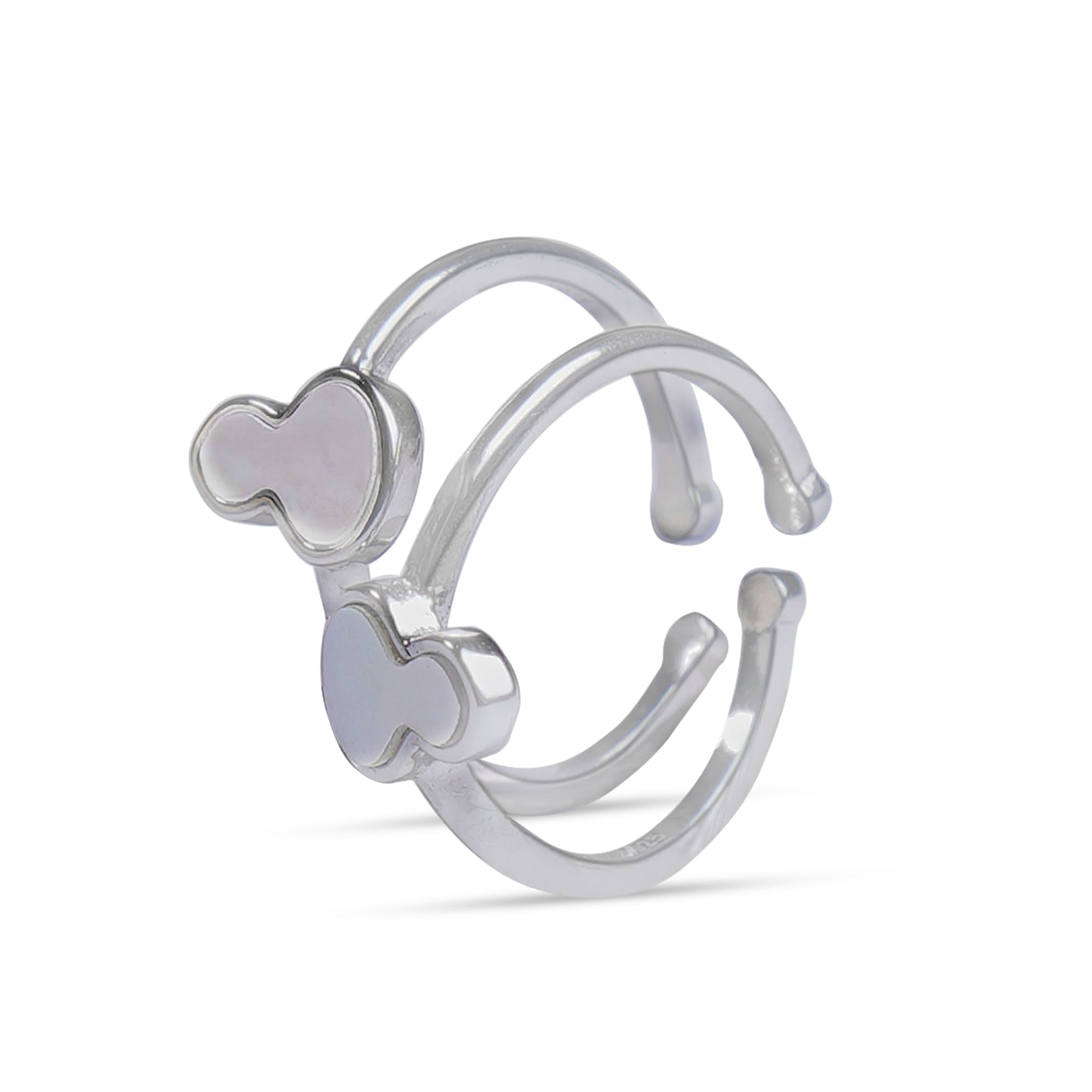 Mother of Pearl  Sterling Silver Toe Rings