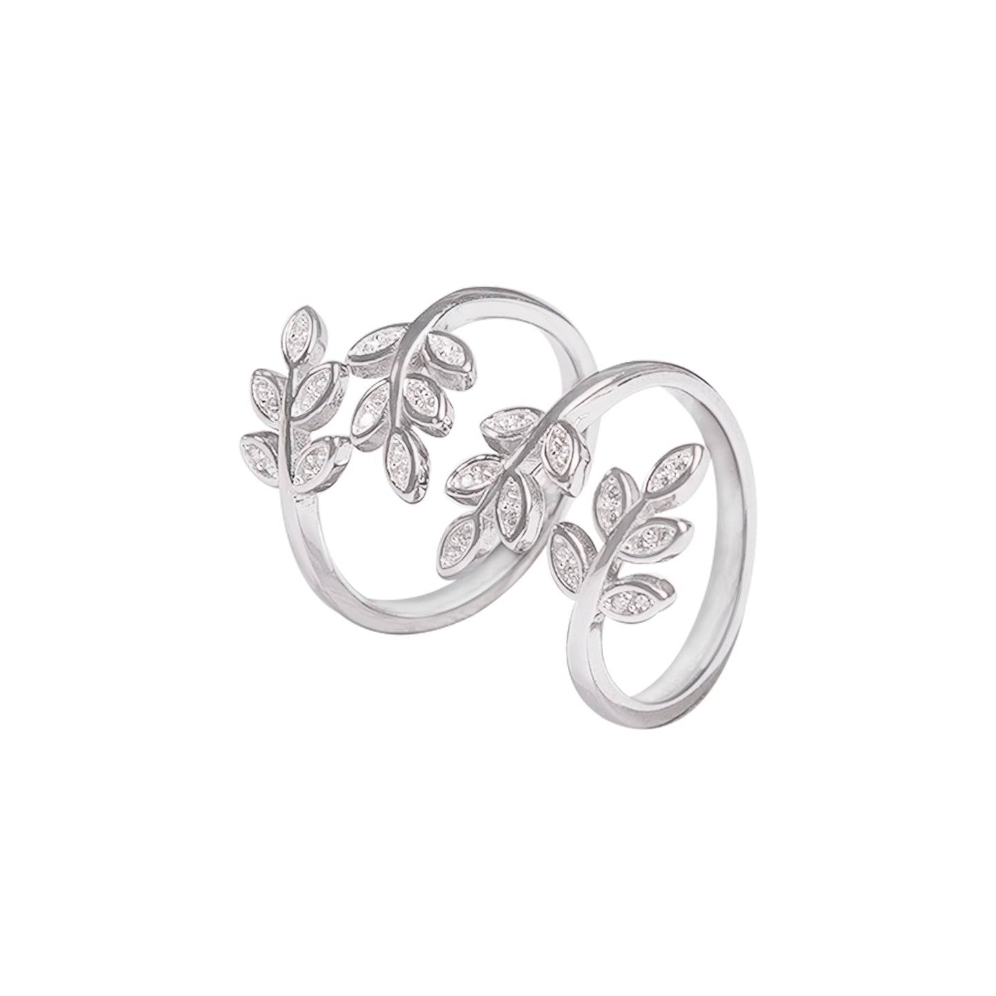 Unique Floral Sterling Silver Toe Rings