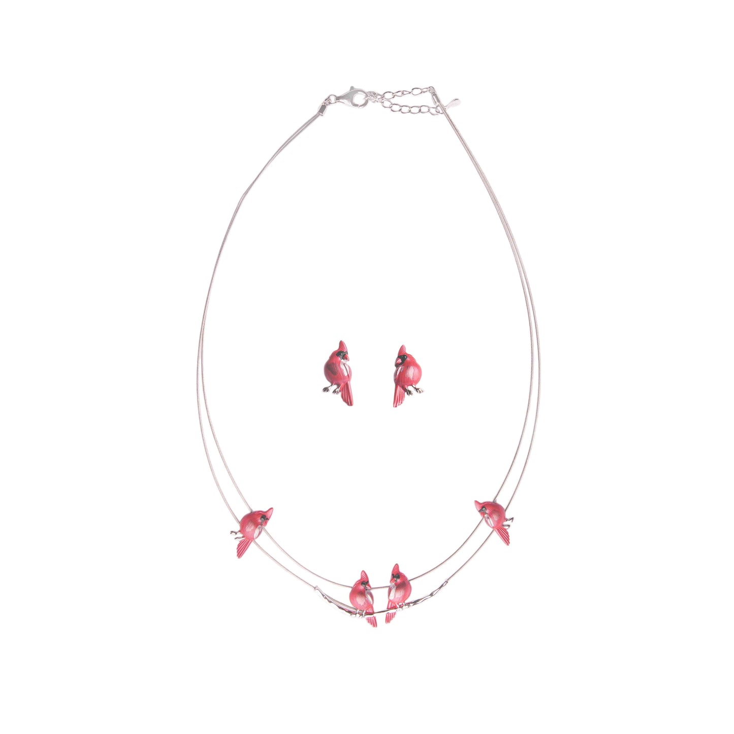 The Lovebirds Silver Set