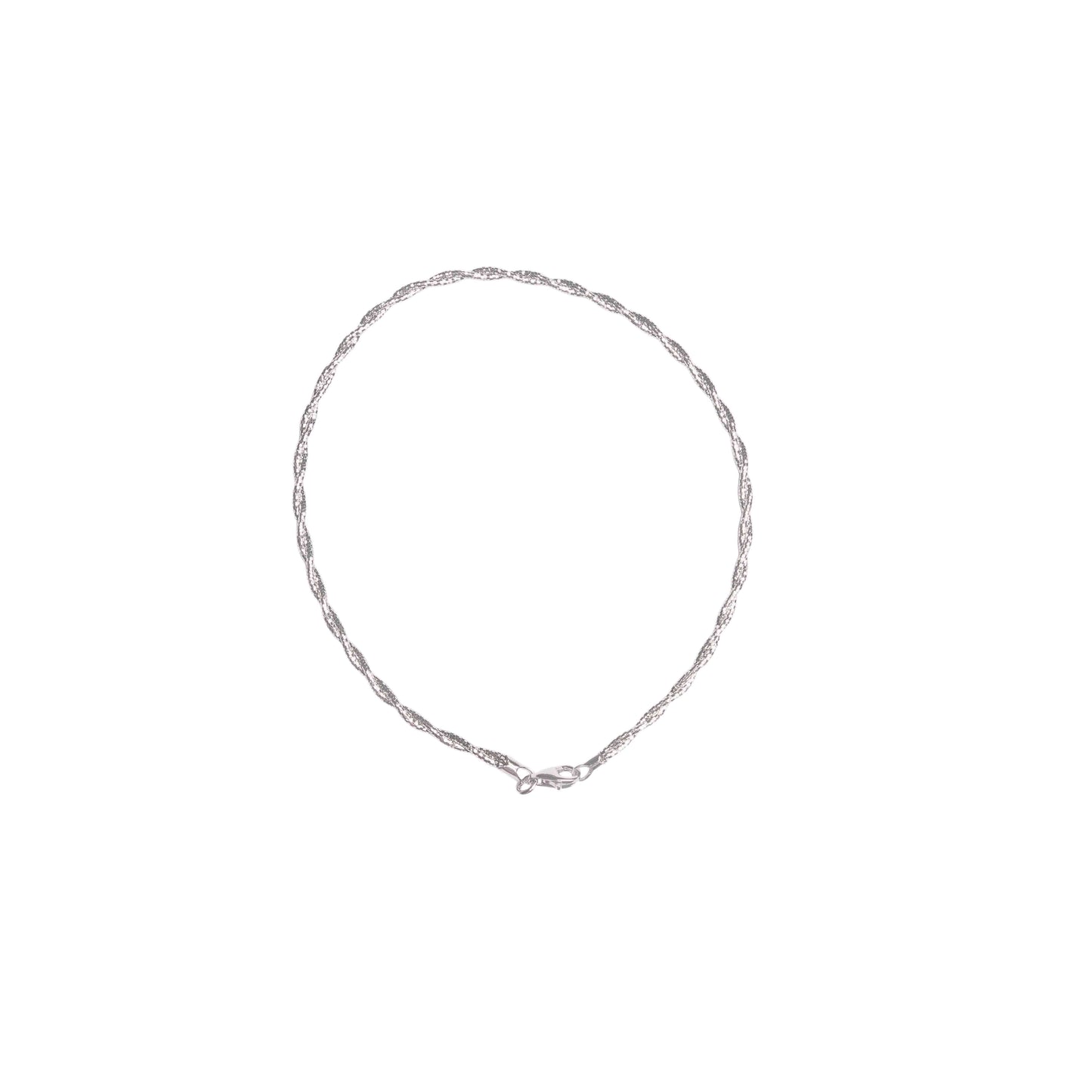 Sterling Rope Silver Payal