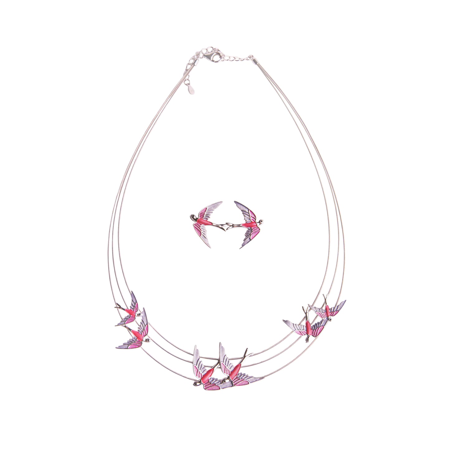 The Butterfly Dance Silver Set