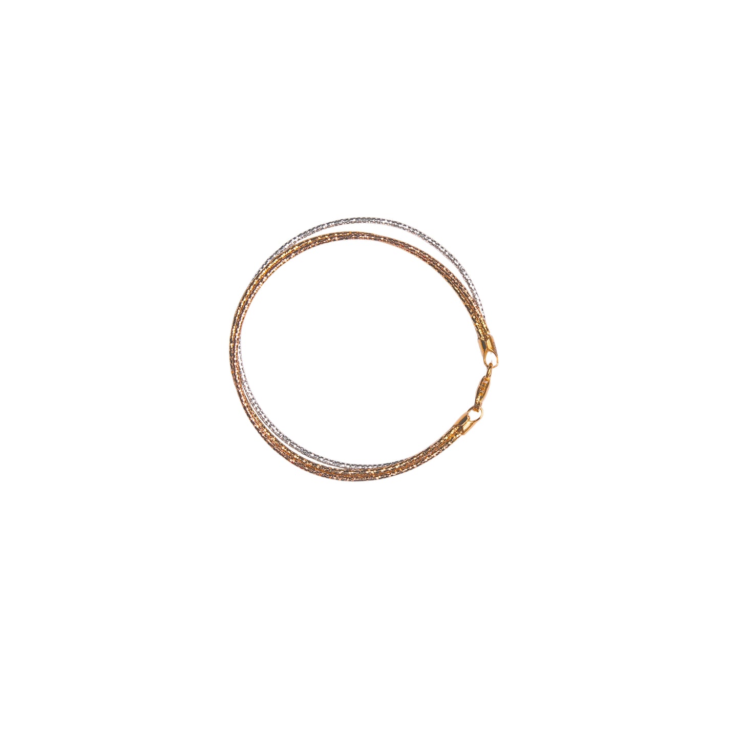 The Golden Braid Silver Payal