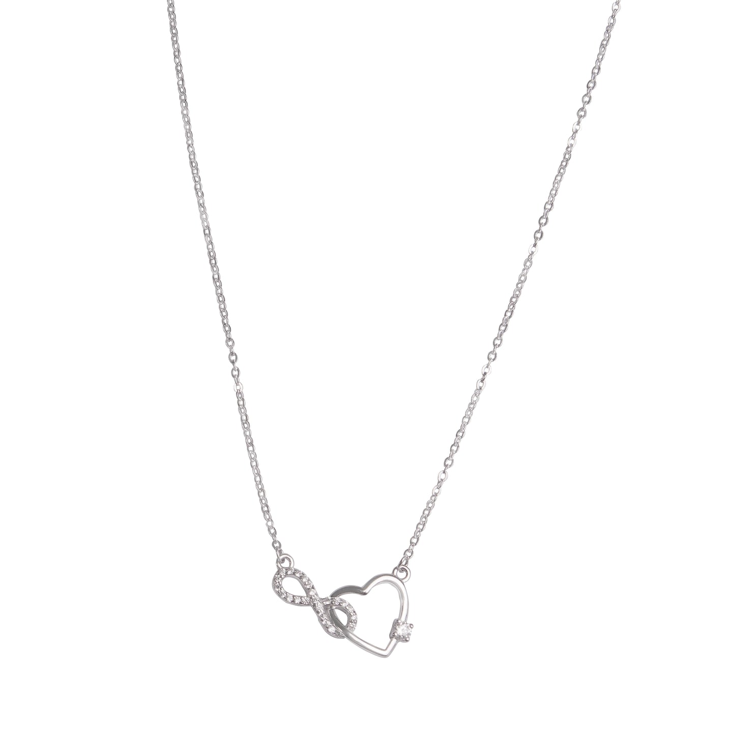 Endless Love Silver Chain Pendant