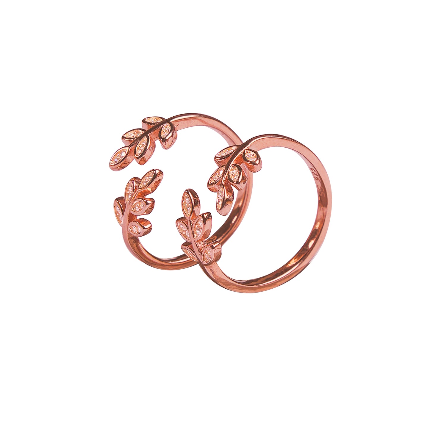 Unique Floral Sterling Silver Toe Rings