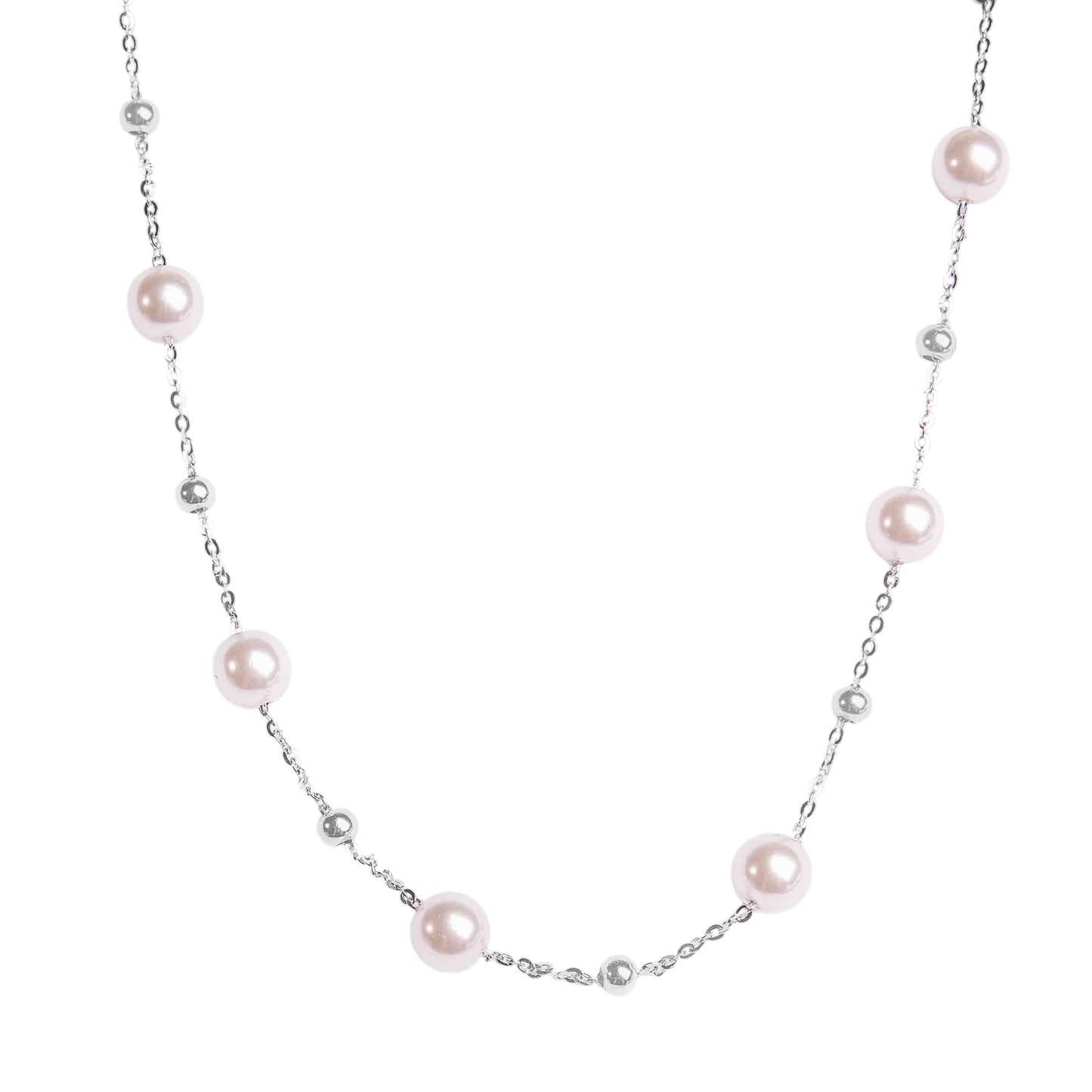 The "Blush Pearl" Sterling Silver Chain
