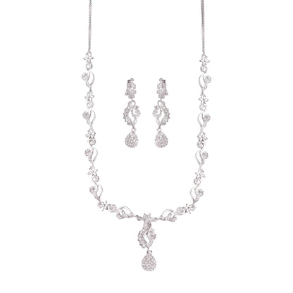 The Peacock Plume Silver Set