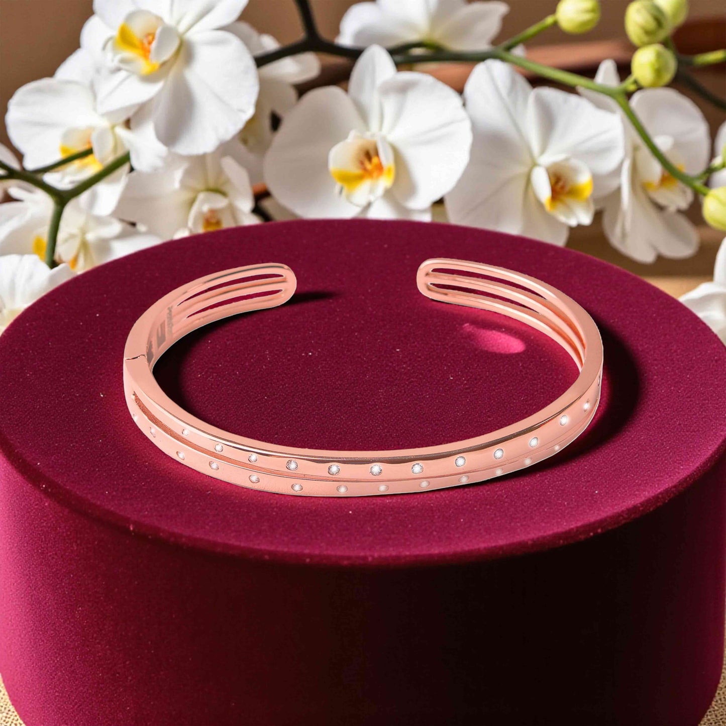 Rose Gold Starlight Silver Bracelet