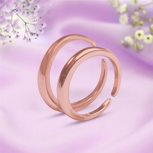 Elegant Band Sterling Silver Toe Rings