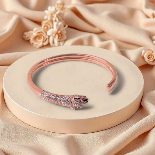 Rose Gold Panther Bracelet