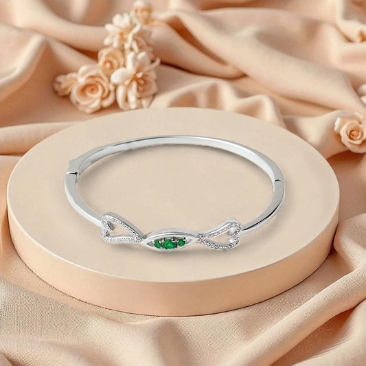 Eternal Heart Sterling Silver Bracelet