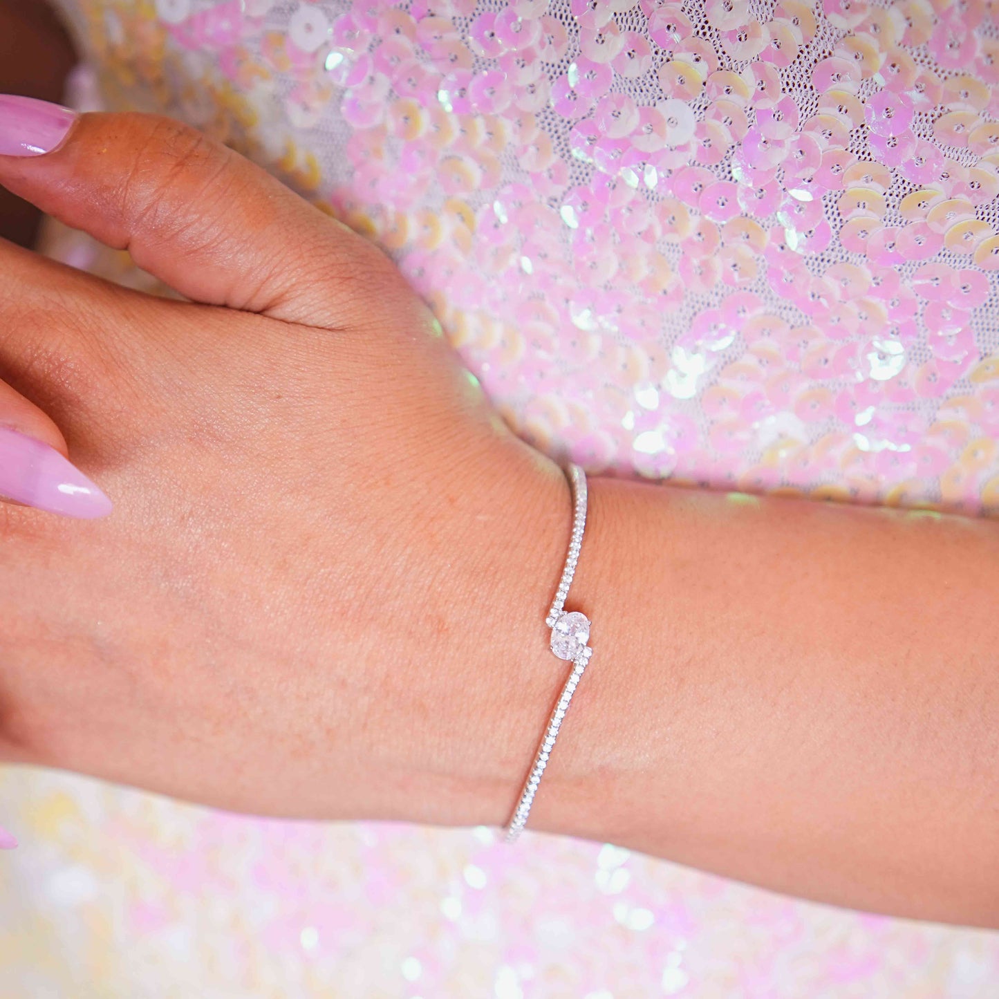 Starlight Connection Silver Bracelet