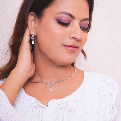 The Peacock Plume Silver Set
