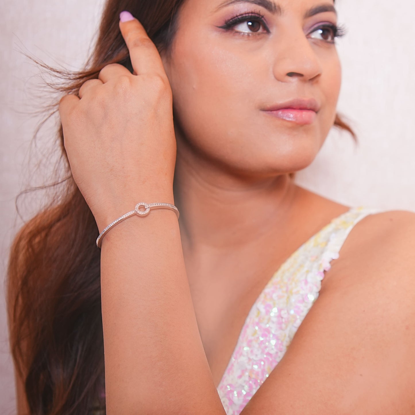 Circle of Light Cuff Bracelet