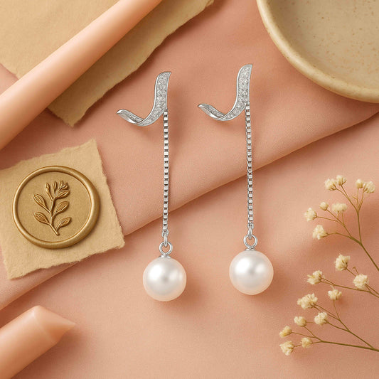 Aryna Pearl Drop Elegance Ear Ring