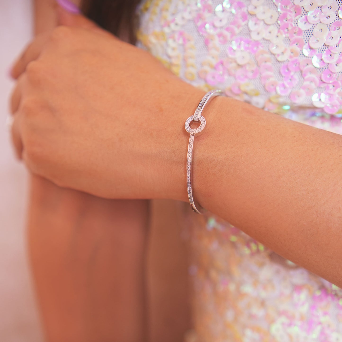 Circle of Light Cuff Bracelet