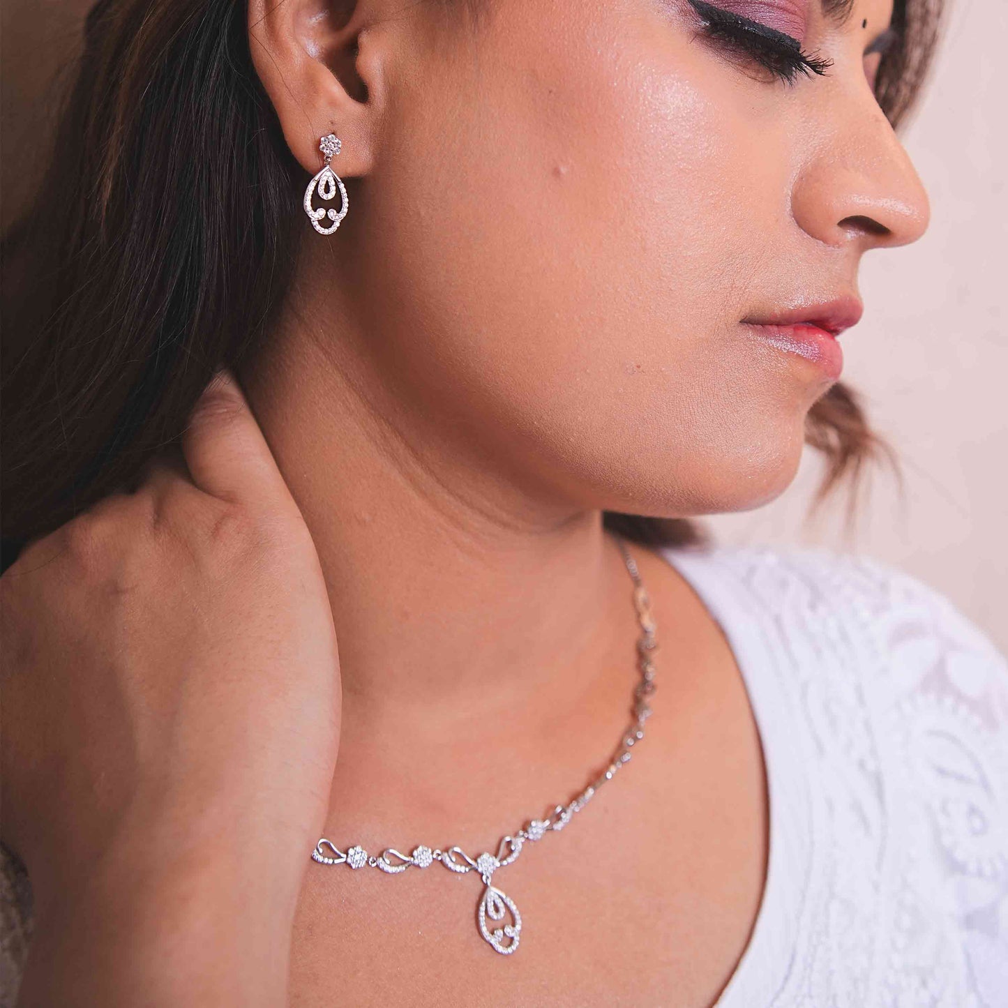Eternal Loop Silver Set
