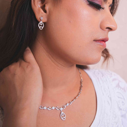 Eternal Loop Silver Set