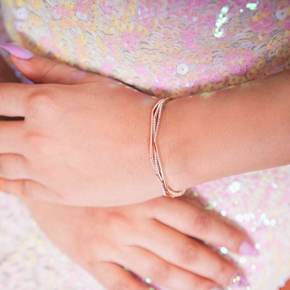 Starlight Orbit Silver Bracelet