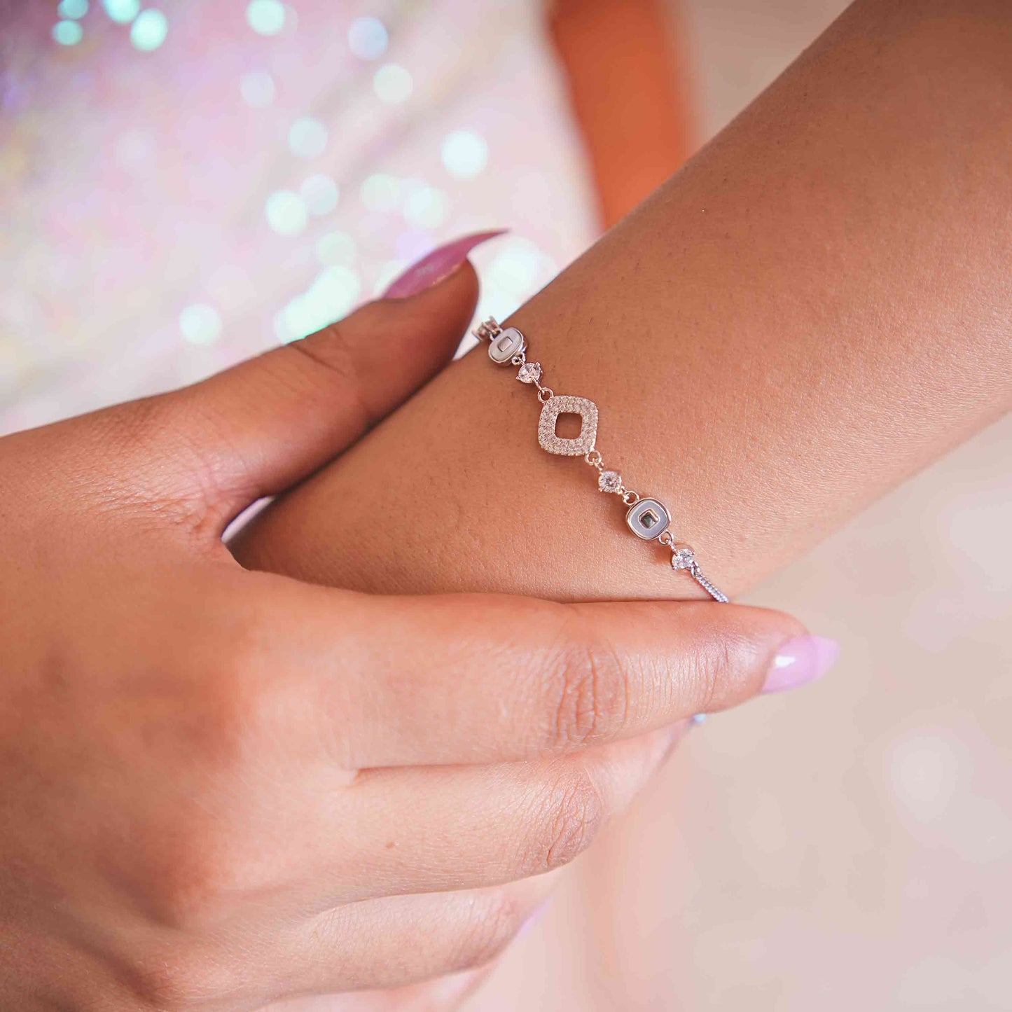 Cosmic Charm Silver Bracelet