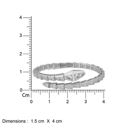 Aryna Dragon Scale Silver Bracelet