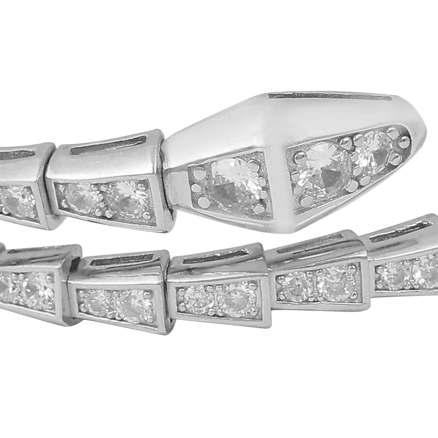 Aryna Dragon Scale Silver Bracelet