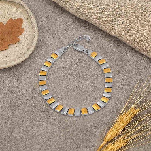 Aryna Interlocking Harmony Silver Bracelet