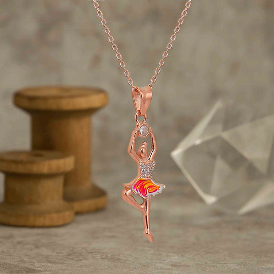 Aryna Dance of Dreams Silver Chain Pendant