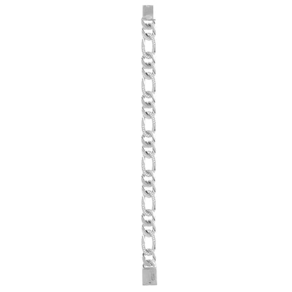 Aryna Bold Pave Mariner Silver Men's Bracelet