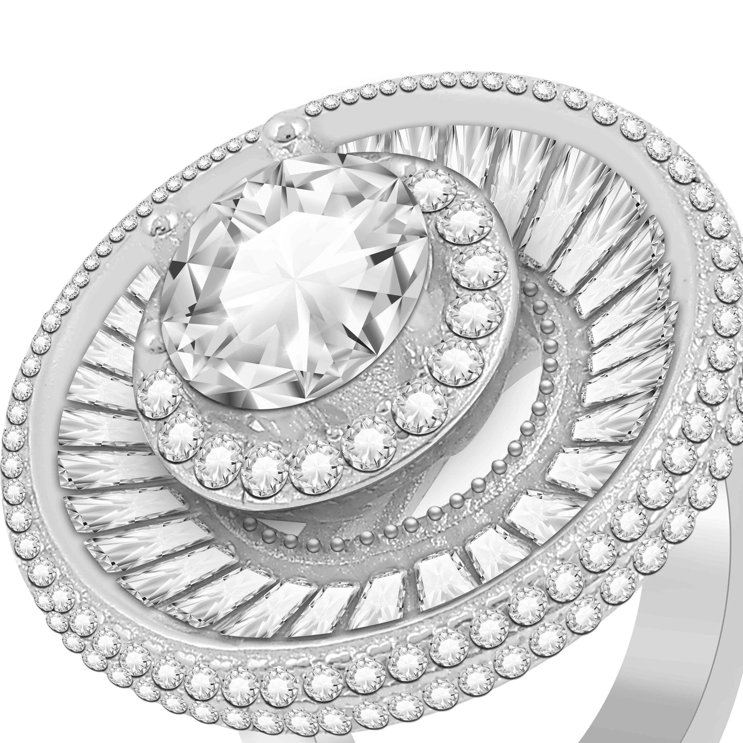 Aryna Relic Oval Ring