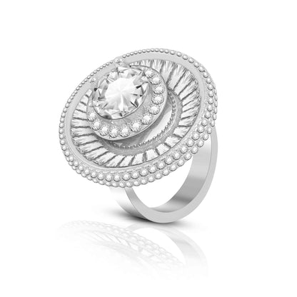 Aryna Relic Oval Ring