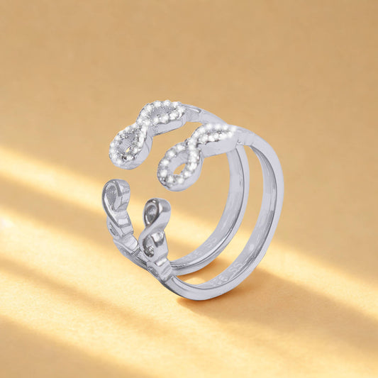 Elegant Leaf Rose Gold Toe Rings