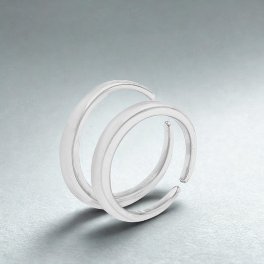 Elegant Band Sterling Silver Toe Rings
