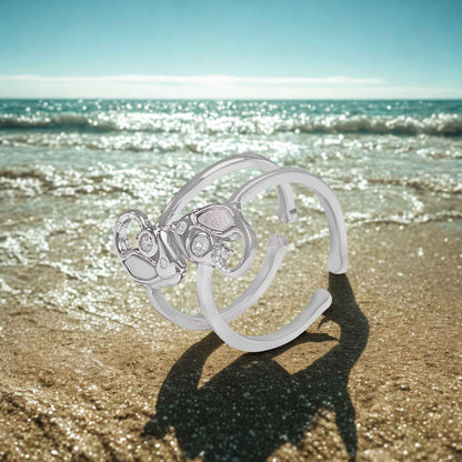 Baby Elephant Sterling Silver Toe Rings