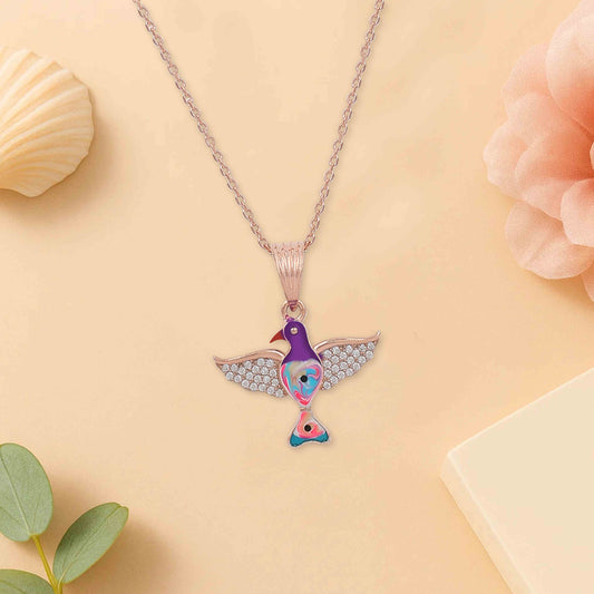 Wings of Aryna Silver Chain Pendant