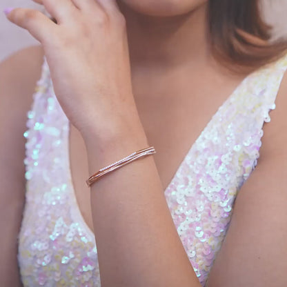Starlight Orbit Silver Bracelet