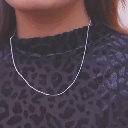 The "Serpentine" Sterling Silver Chain